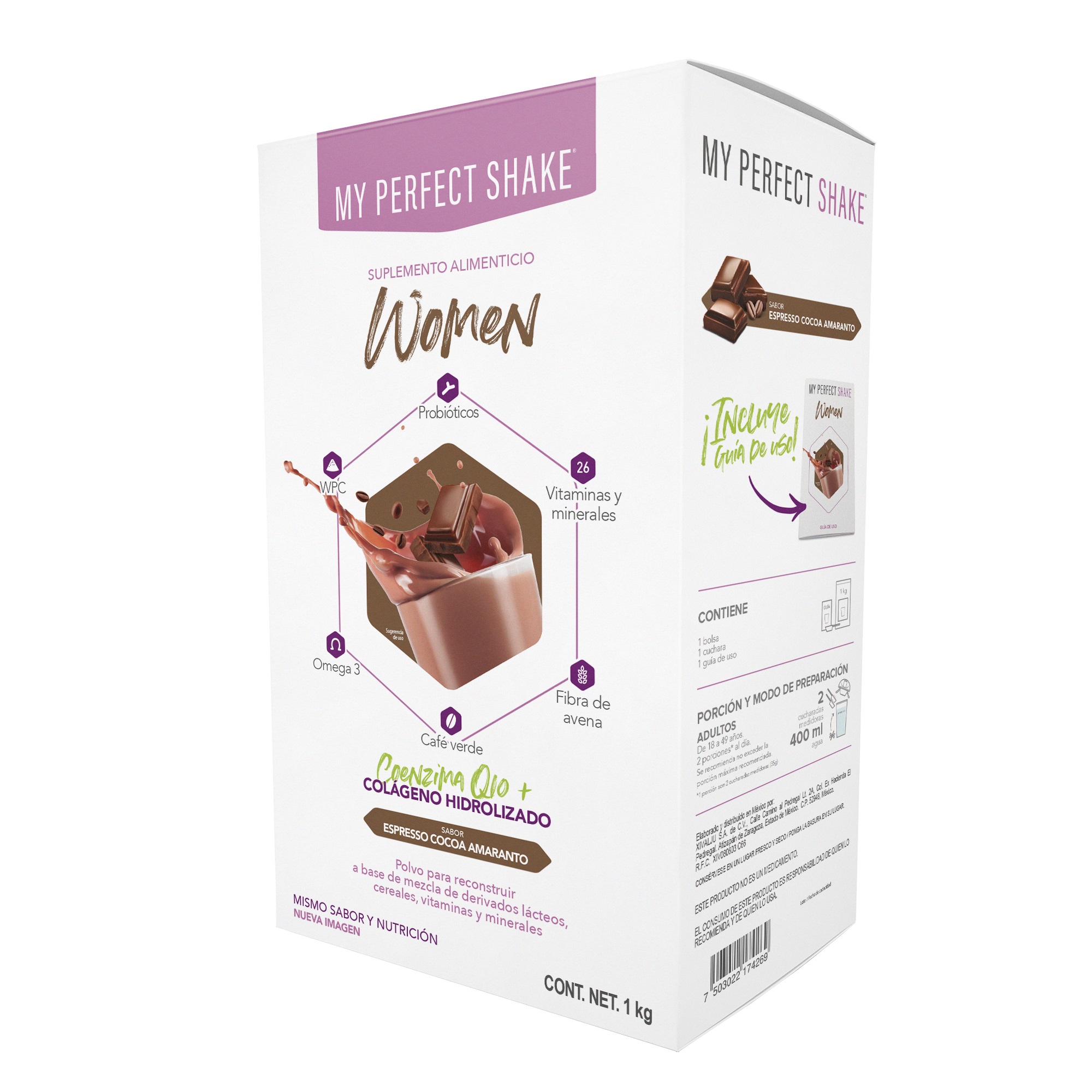 Bebida En Polvo My Perfect Shake Sabor Expresso Cocoa 1kg