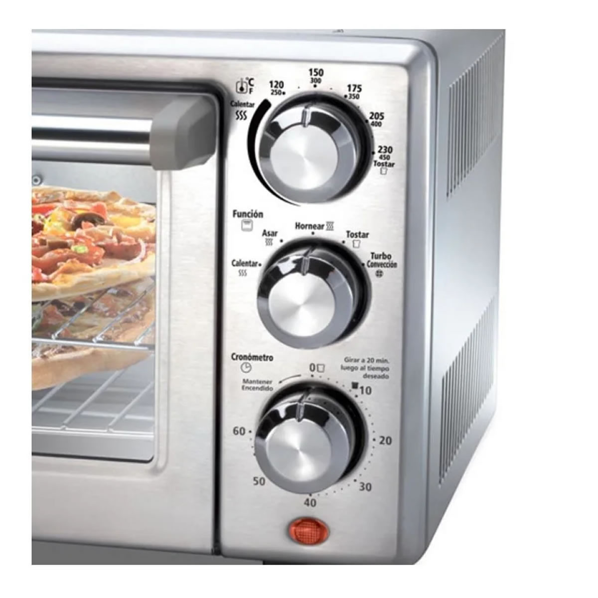 Horno Tostador de 18 Litros 1400 W Oster TSSTTV7118-1MX PDH