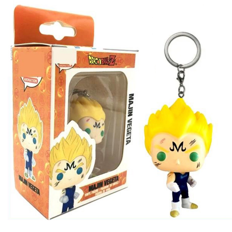 Llavero Funko Pocket Pop Majin Vegeta Dragon Ball Z Figura 3D