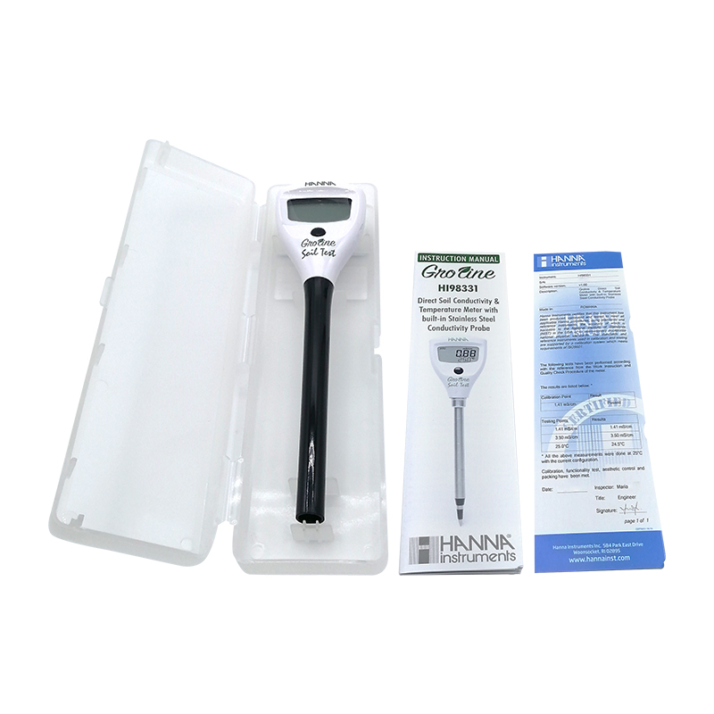 MEDIDOR DE CONDUCTIVIDAD ELECTRICA EN SUELO  HI98331