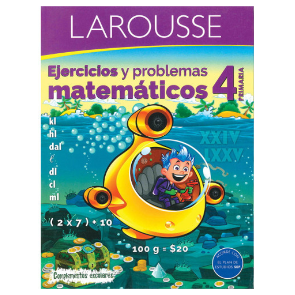 4º Primaria Matemáticas Libro de Ejercicios y Actividades.