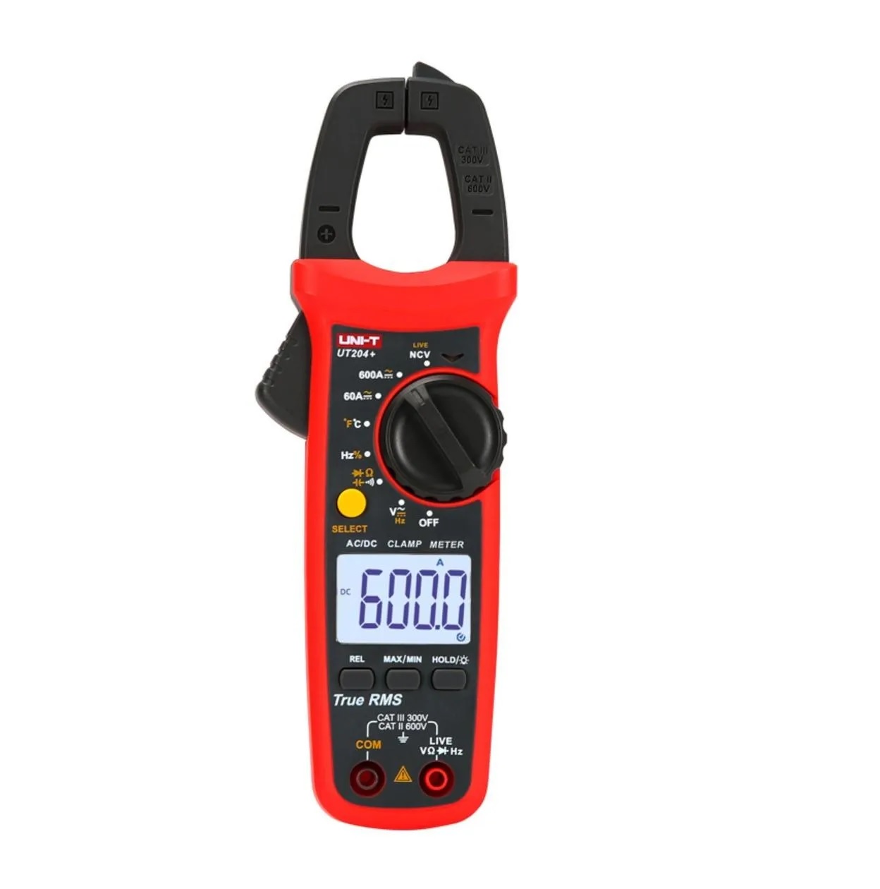 Pinza amperimétrica digital Uni-T UT204+ 600A