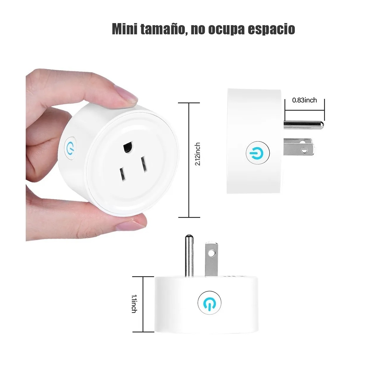 Set Contacto Eléctrico Inteligente Interruptor Enchufe Wifi