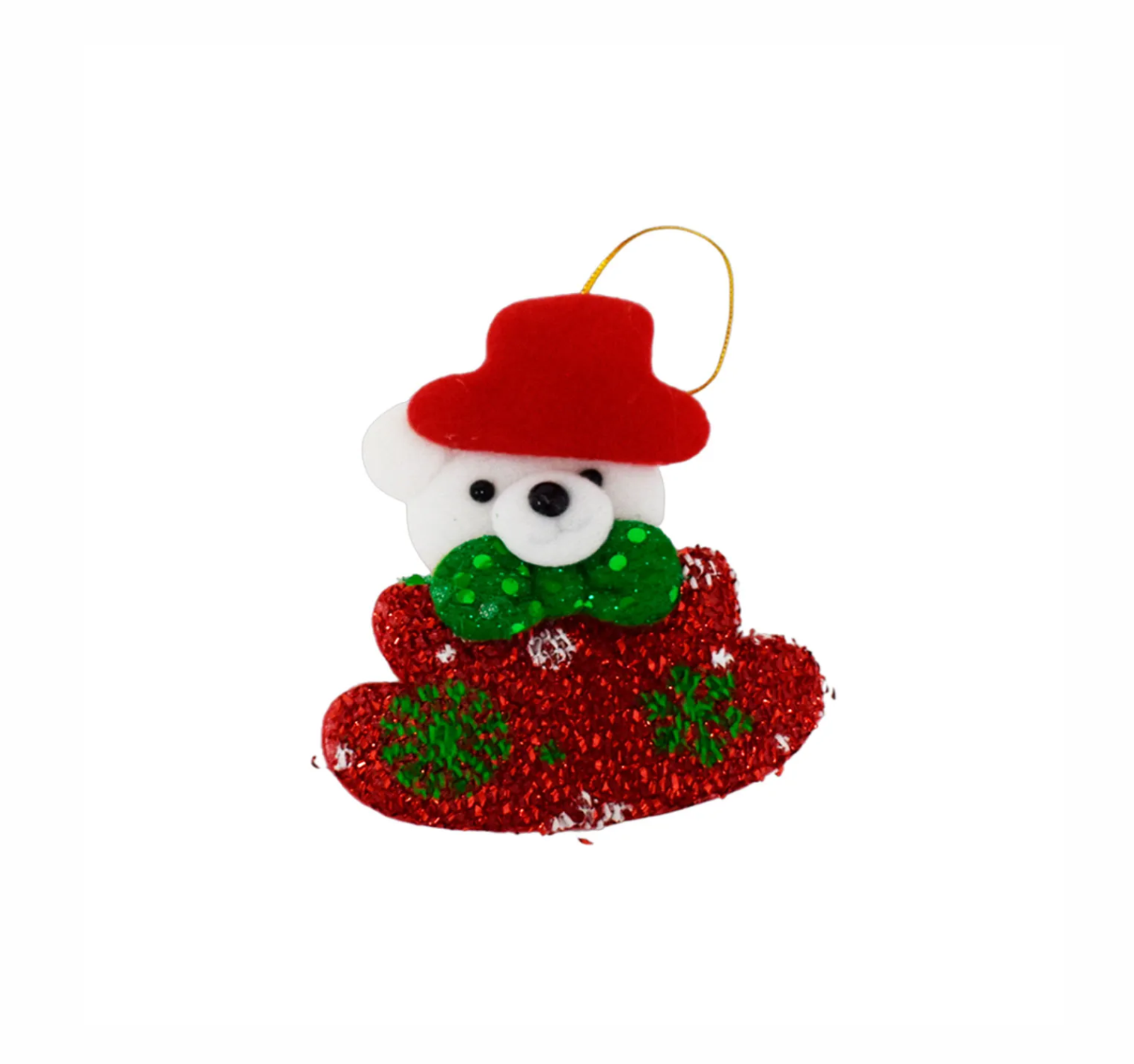 ADORNO NAVIDEÑO PAQUETE DE 12 PIEZAS CON DOS CASCABELES SDJ-103