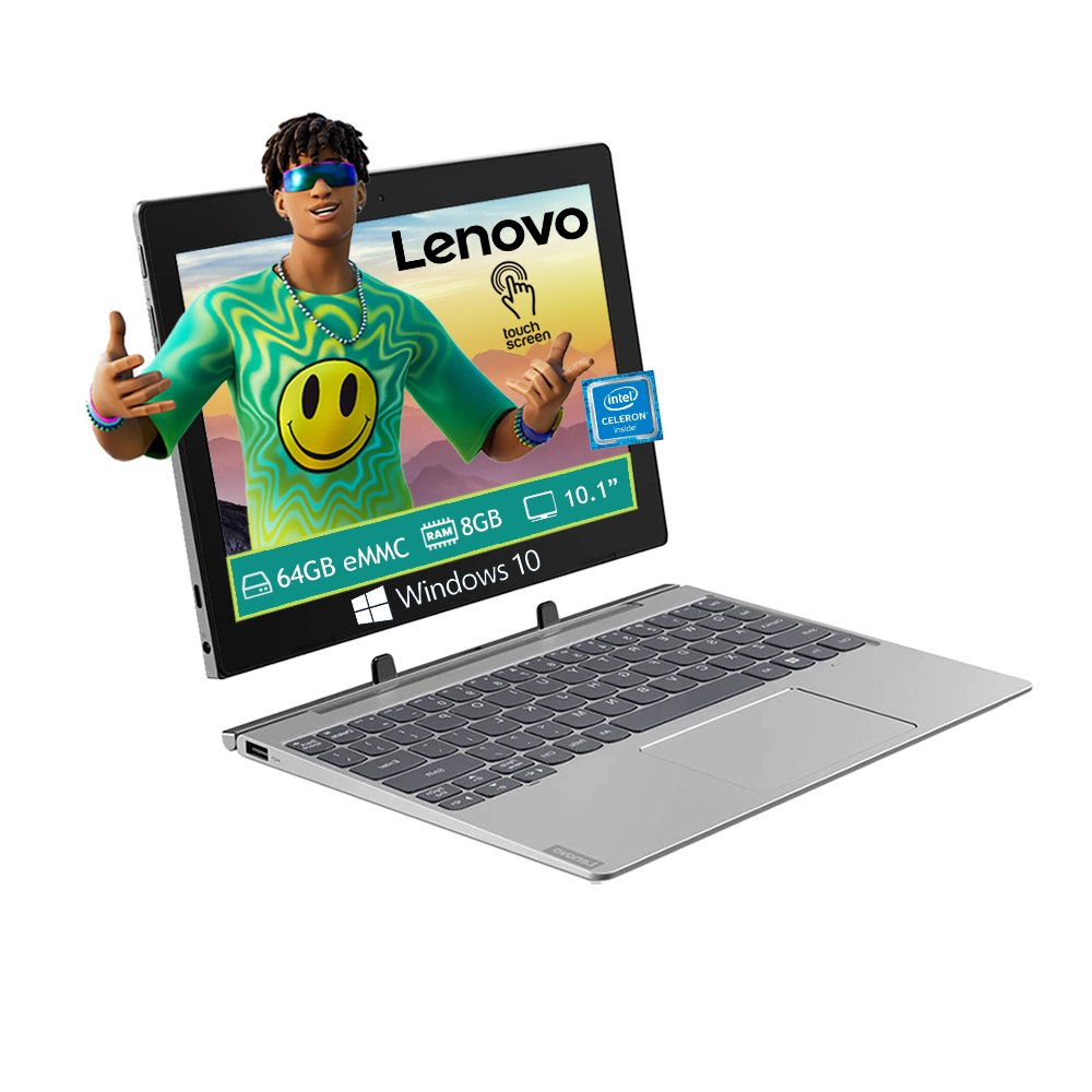 Laptop Lenovo 2 en 1 IdeaPad D330-10IGL Pantalla 10.1" Intel Celeron