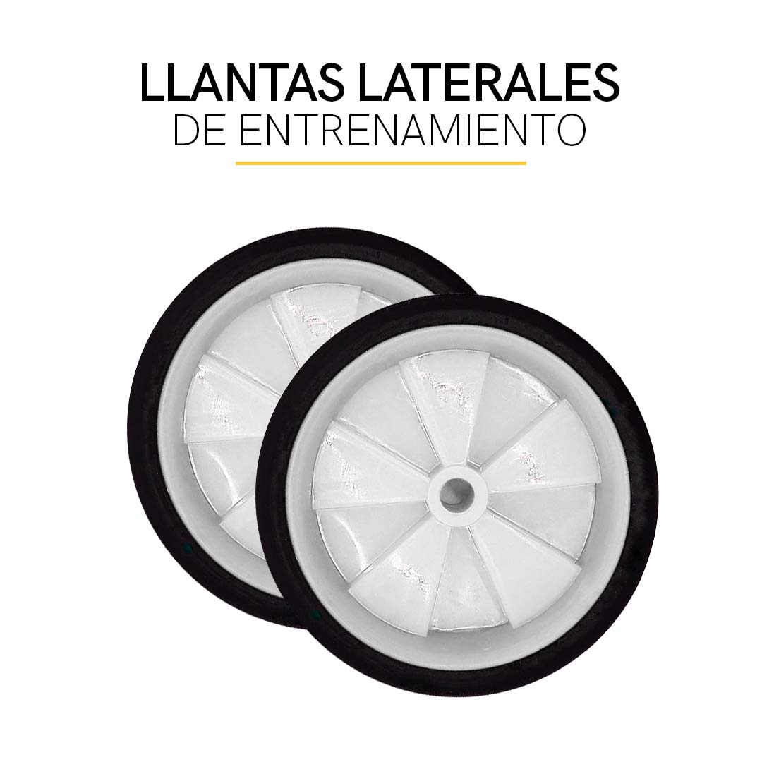 Llantitas Llantas Entrenadoras Bicicleta R12-20 Blancas
