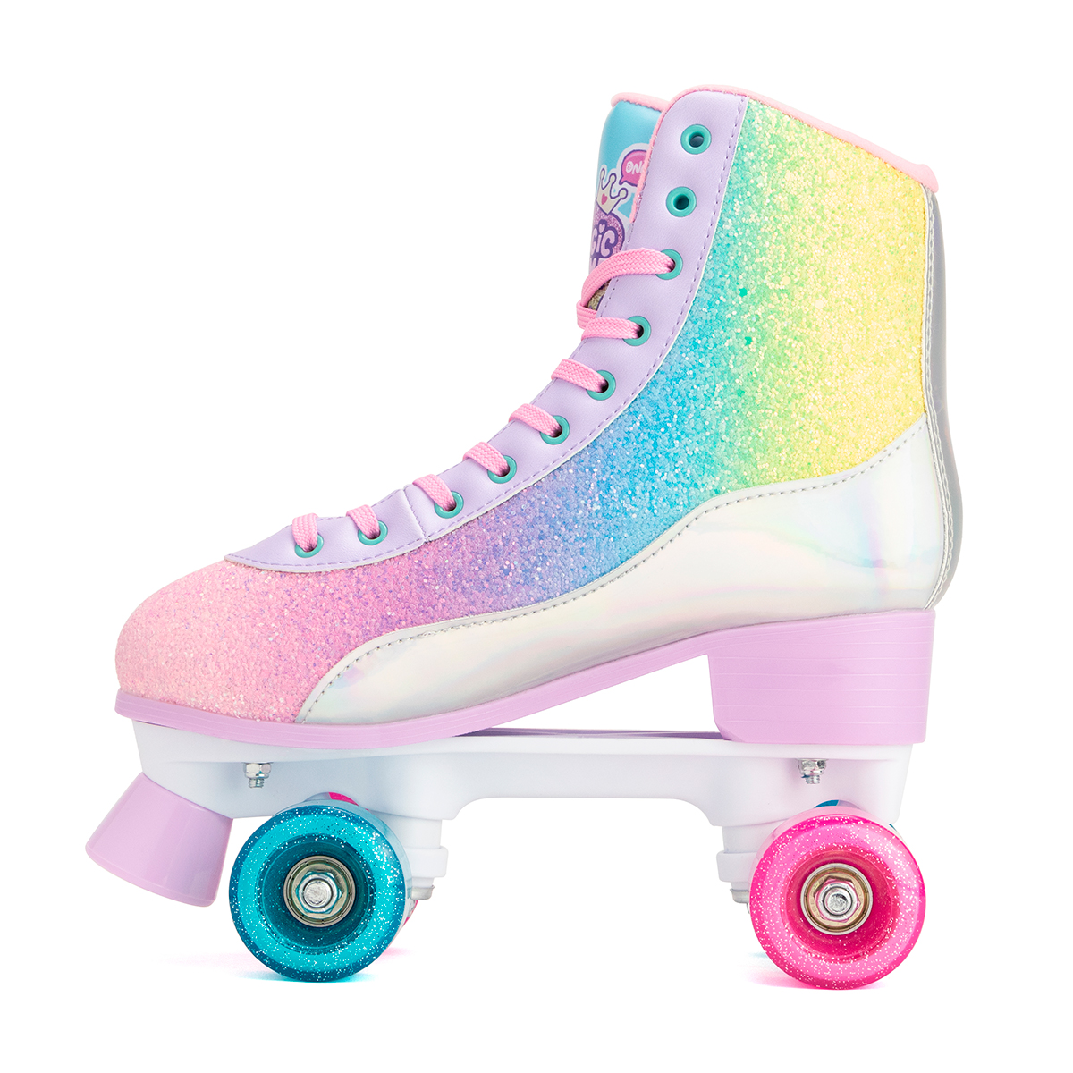 Patines 4 Ruedas Quad Para Niña Onix Magic Slime Multicolor
