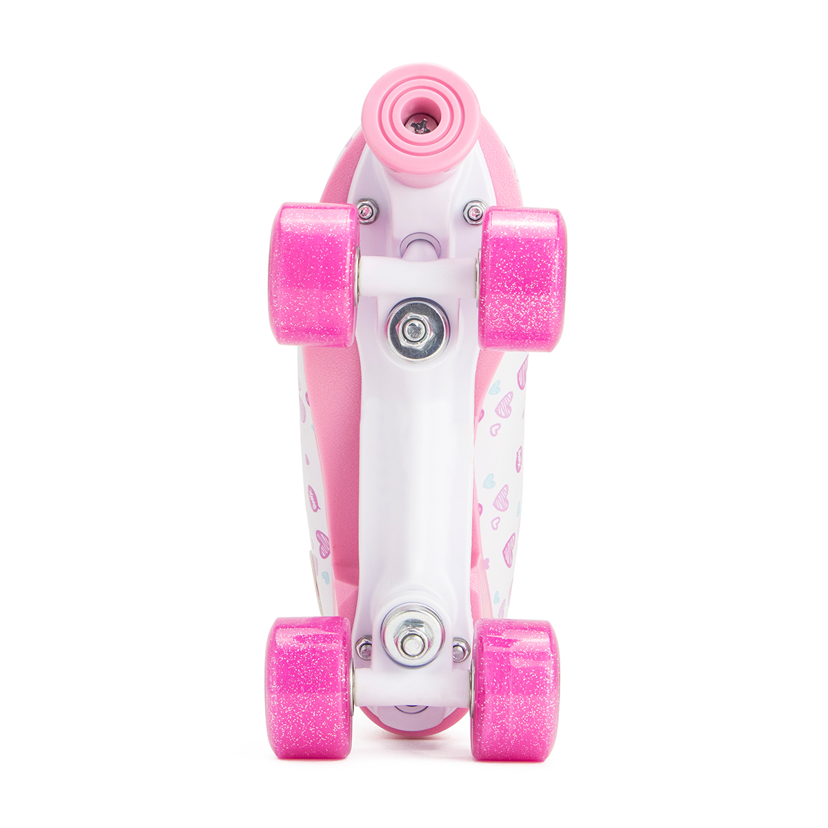 Patines 4 Ruedas Quad Para Niña Onix Misty Love Blanco