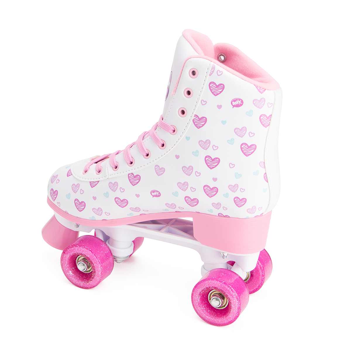Patines 4 Ruedas Quad Para Niña Onix Misty Love Blanco