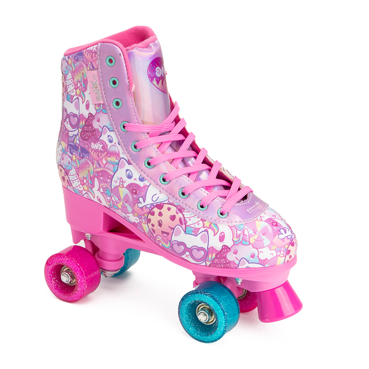 Patines 4 Ruedas Quad Para Niña Onix Sweety Rosa