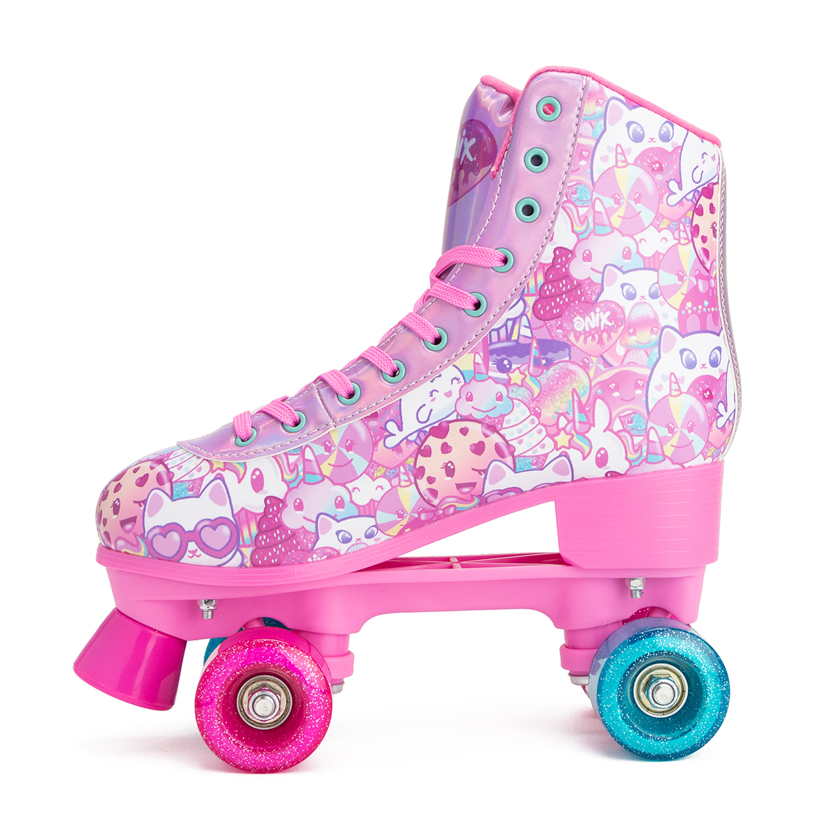 Patines 4 Ruedas Quad Para Niña Onix Sweety Rosa
