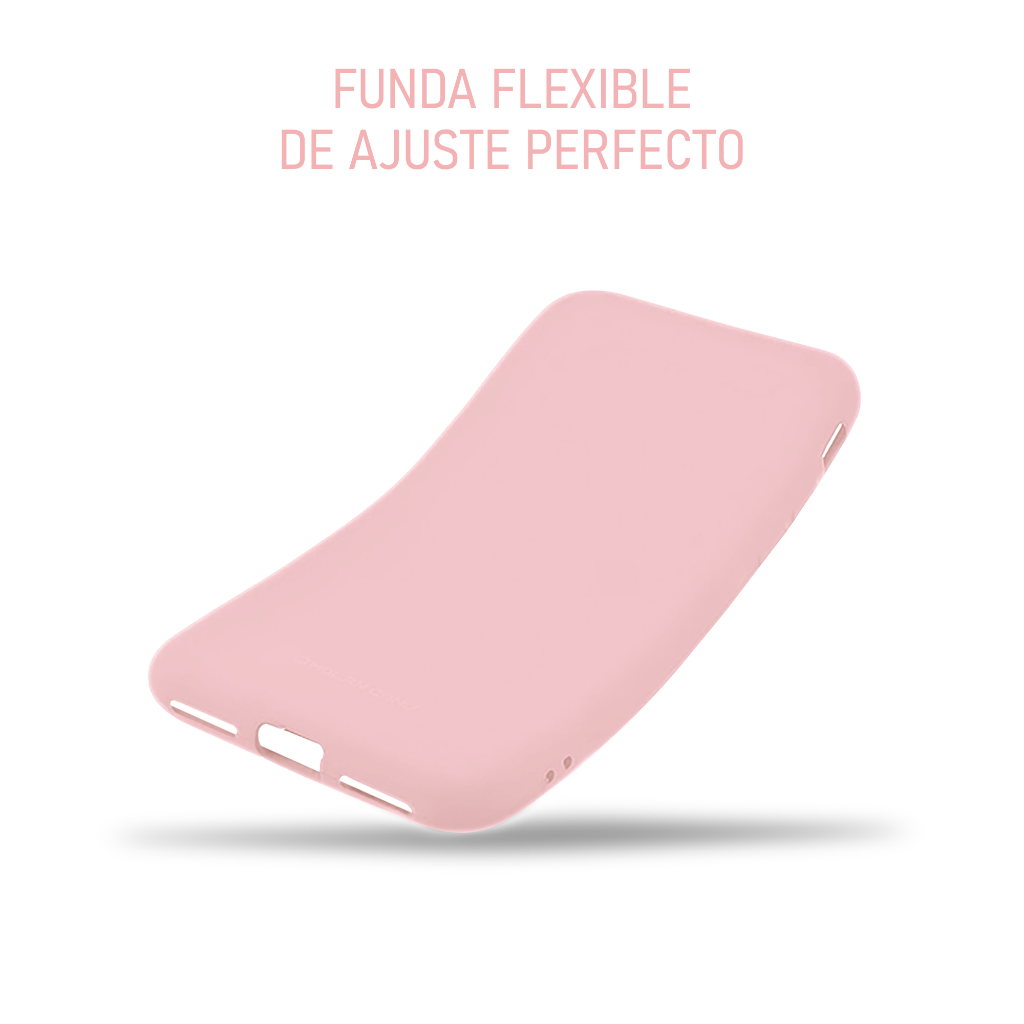 Funda de Silicon Suave Molan Cano para iPhone 14 Pro Rosa