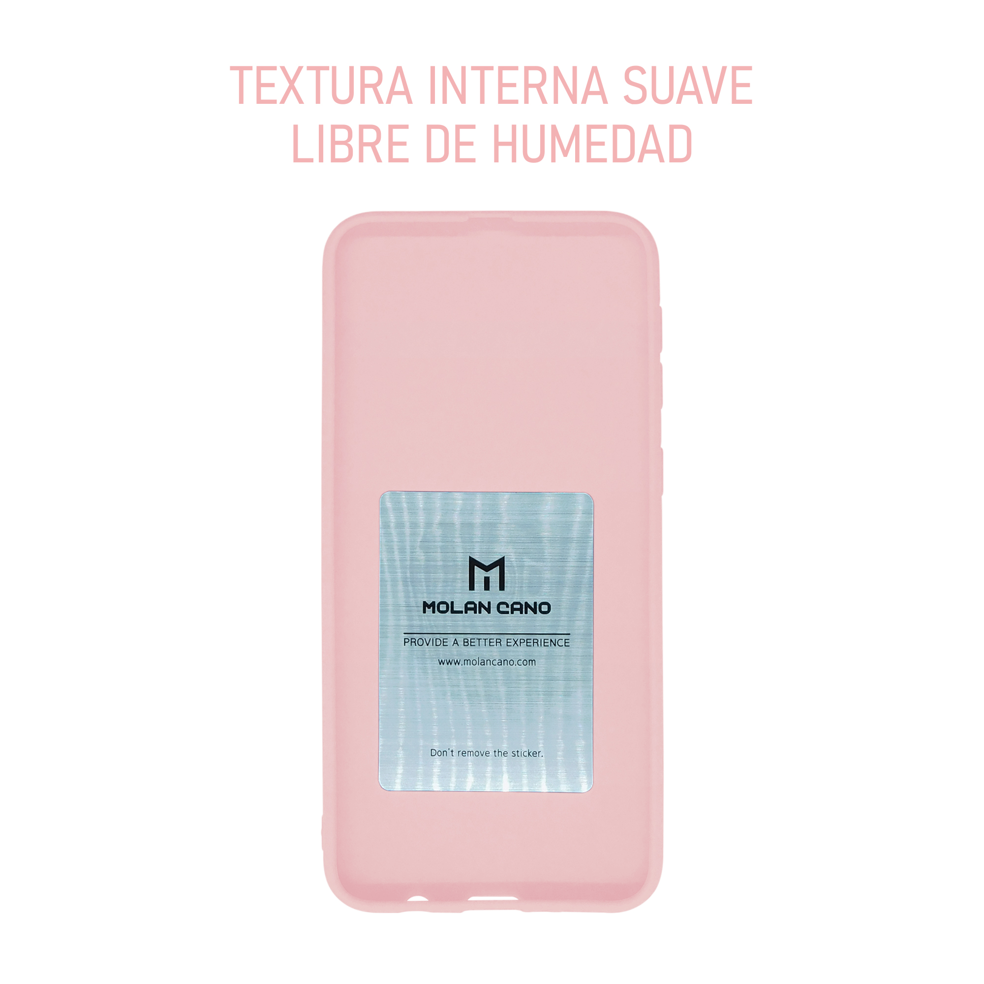 Funda de Silicon Suave Molan Cano para iPhone 14 Pro Rosa