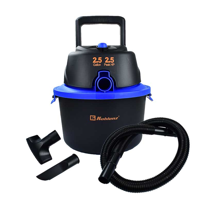 Aspiradora industrial Koblenz WD-2.5 MA 2.5 gal negra/azul 120V 60Hz