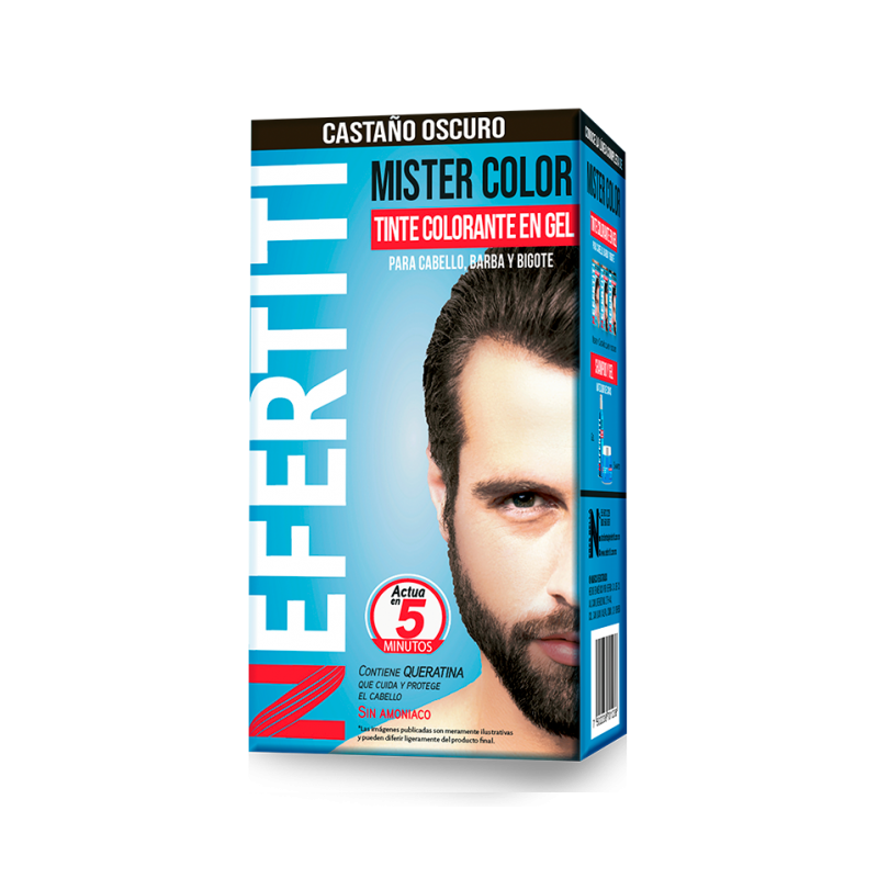 Nefertiti Mister Color Tinte colorante en gel Castaño oscuro 