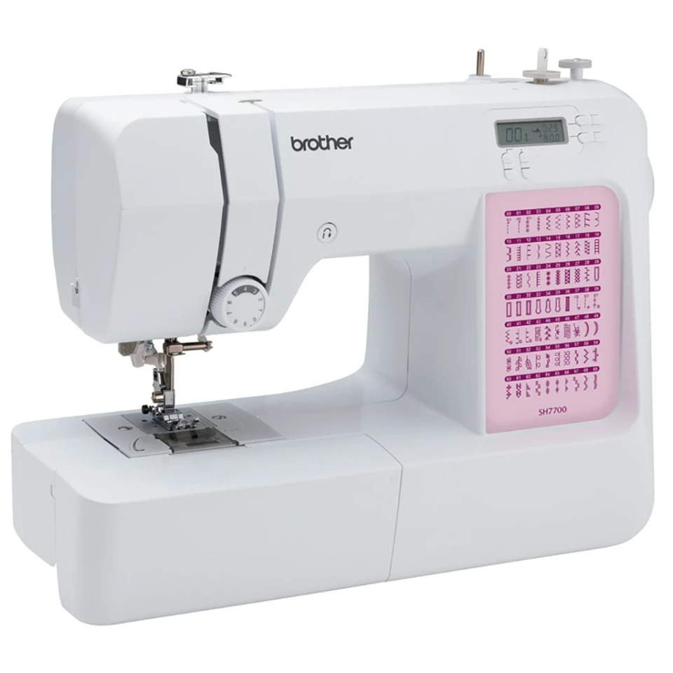 Máquina De Coser Digitalizada Brother Sh7700, 70 Puntadas