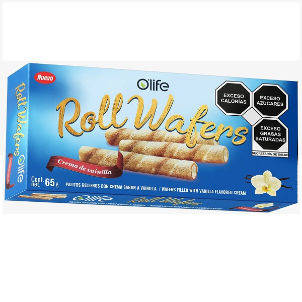 Palitos Rellenos con crema Sabor a vainilla (24 cajitas) Alta calidad, importados.