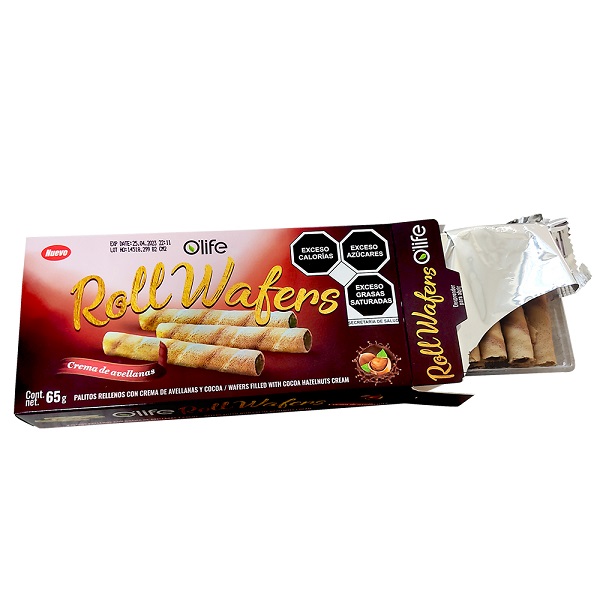 Palitos Rellenos con crema de Avellanas y cocoa (24 cajitas) Alta calidad, importados.