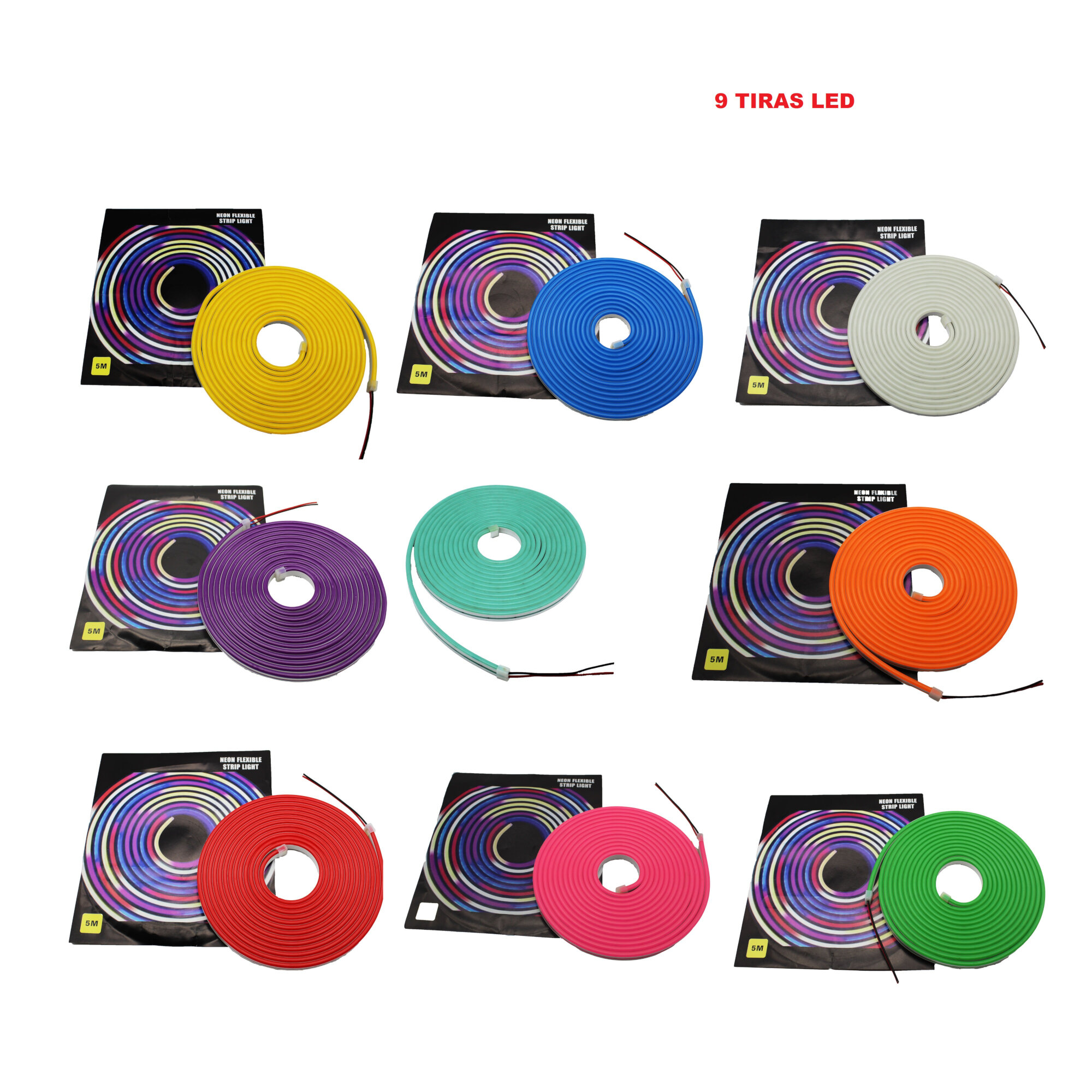 Tira De Luz LED Neon Flexible Strip Light 5 Metros DP-1042 Morado