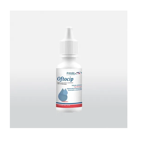 Gotas Para Infeccion Ojos Oftálmica Perro Gato Oftocip 10 Ml