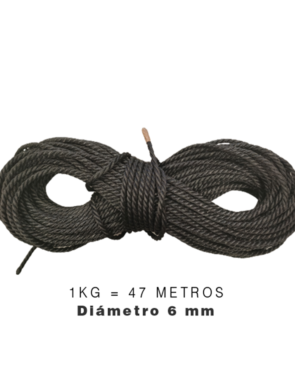 Lazo Soga Cuerda Para Malla Sombra Protección Uv 1kg