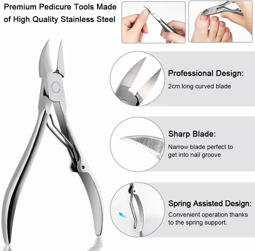 Kit De Herramientas De Uñas Encarnadas Cortauñas Lonk 6pcs