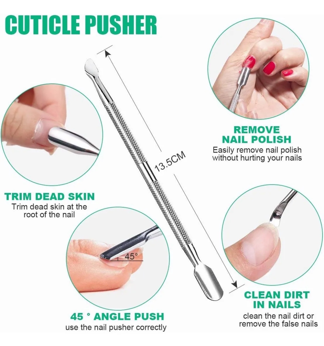 Kit De Herramientas De Uñas Encarnadas Cortauñas Lonk 6pcs