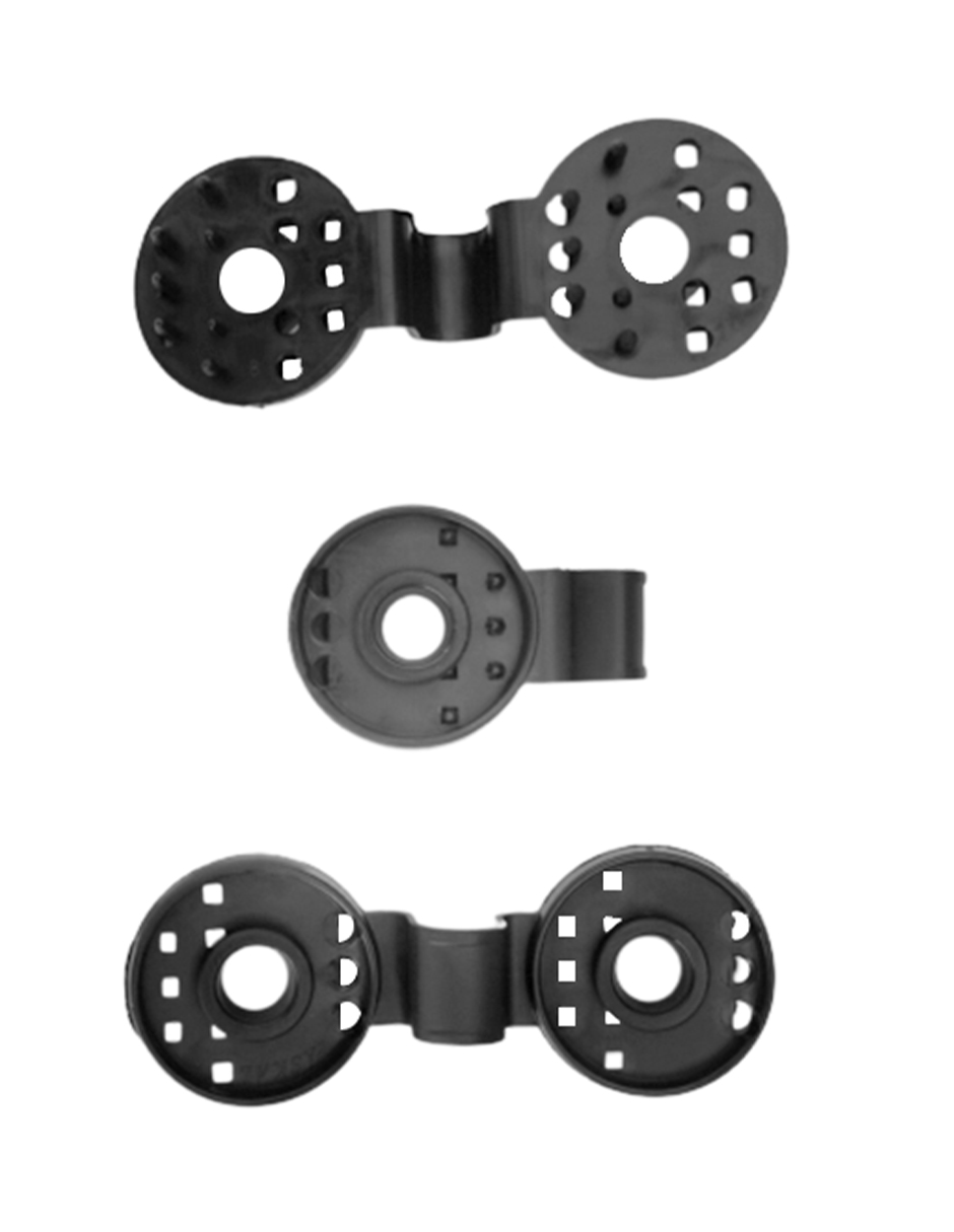 Ojillo Para Malla Sombra Sujetador Plástico 100 Pza