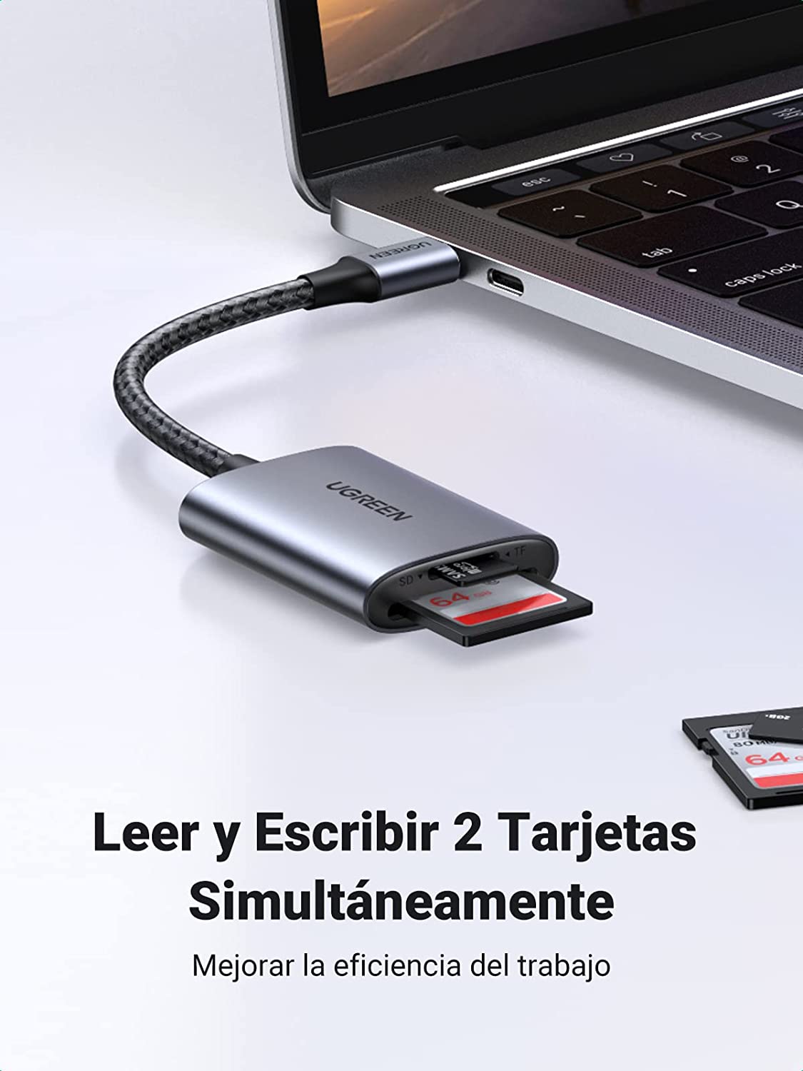Adaptador Lector De Tarjetas Sd Usb Tipo C Ugreen