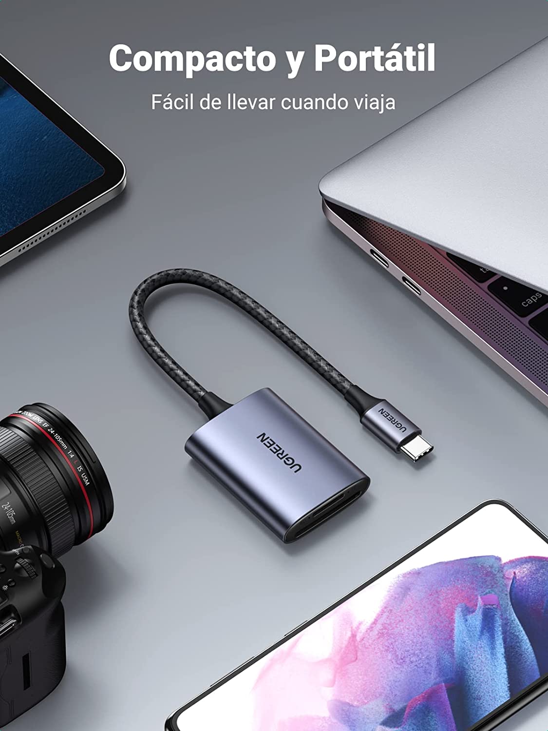 Adaptador Lector De Tarjetas Sd Usb Tipo C Ugreen