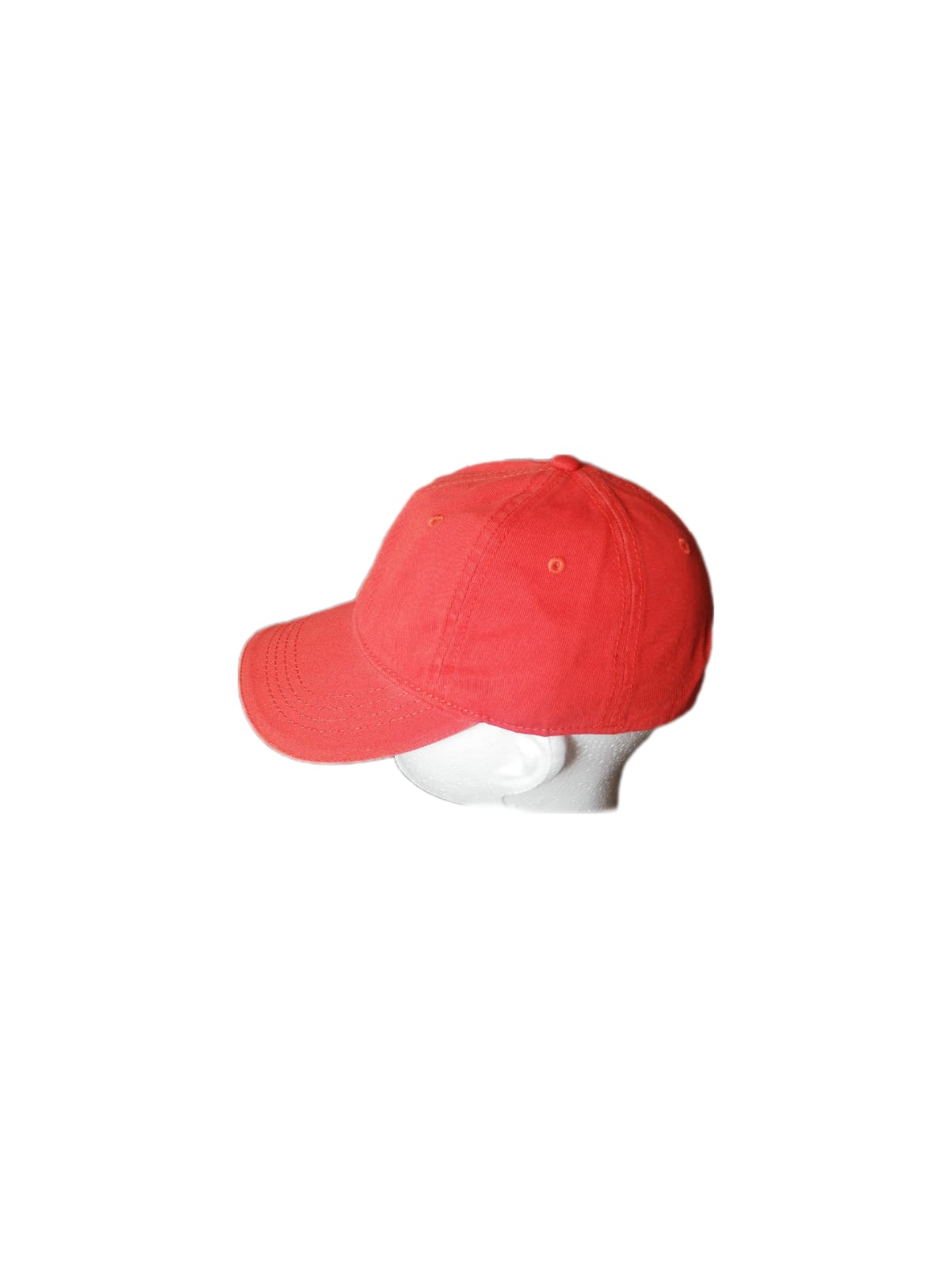 Gorra naranja curva beisbolera sportcaps clásica algodón copa baja unitalla  unisex