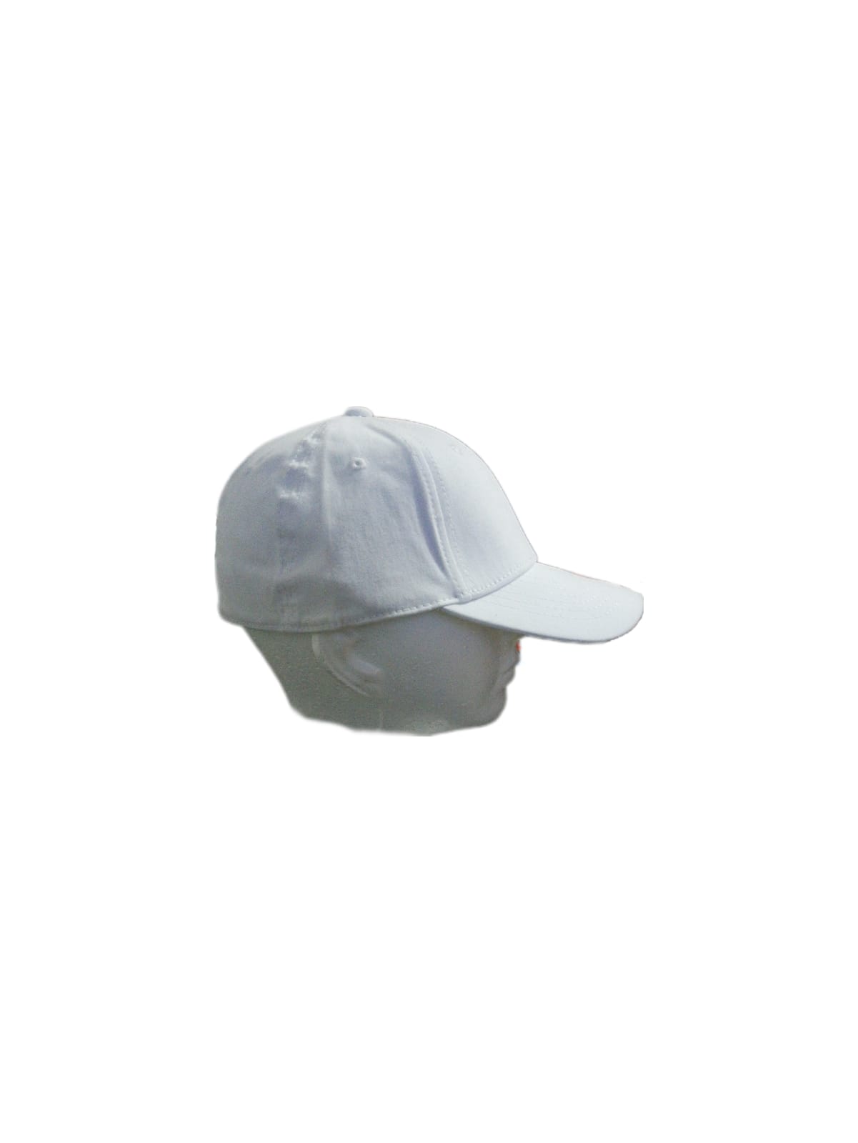 Gorra blanco deportiva vicera curva sportcaps clásica algodón flex  