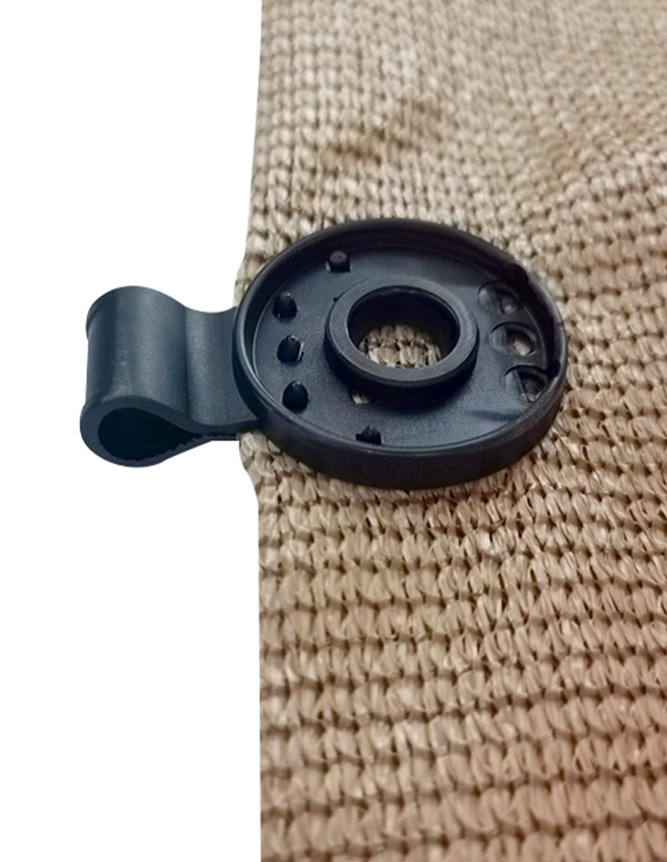 Ojillo Para Malla Sombra Sujetador Plástico 35 Pza