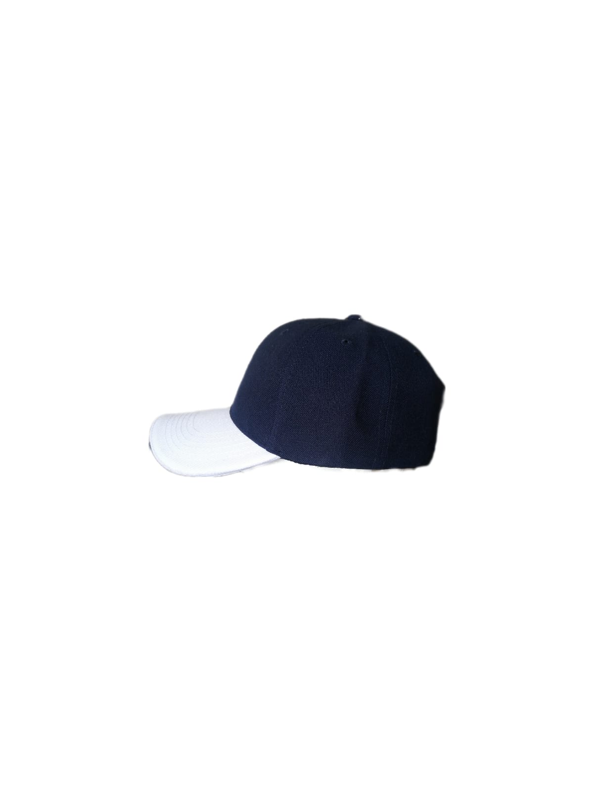 Gorra blanco/azul curva beisbolera marino sportcaps clásica acrílico 2t unitalla unisex