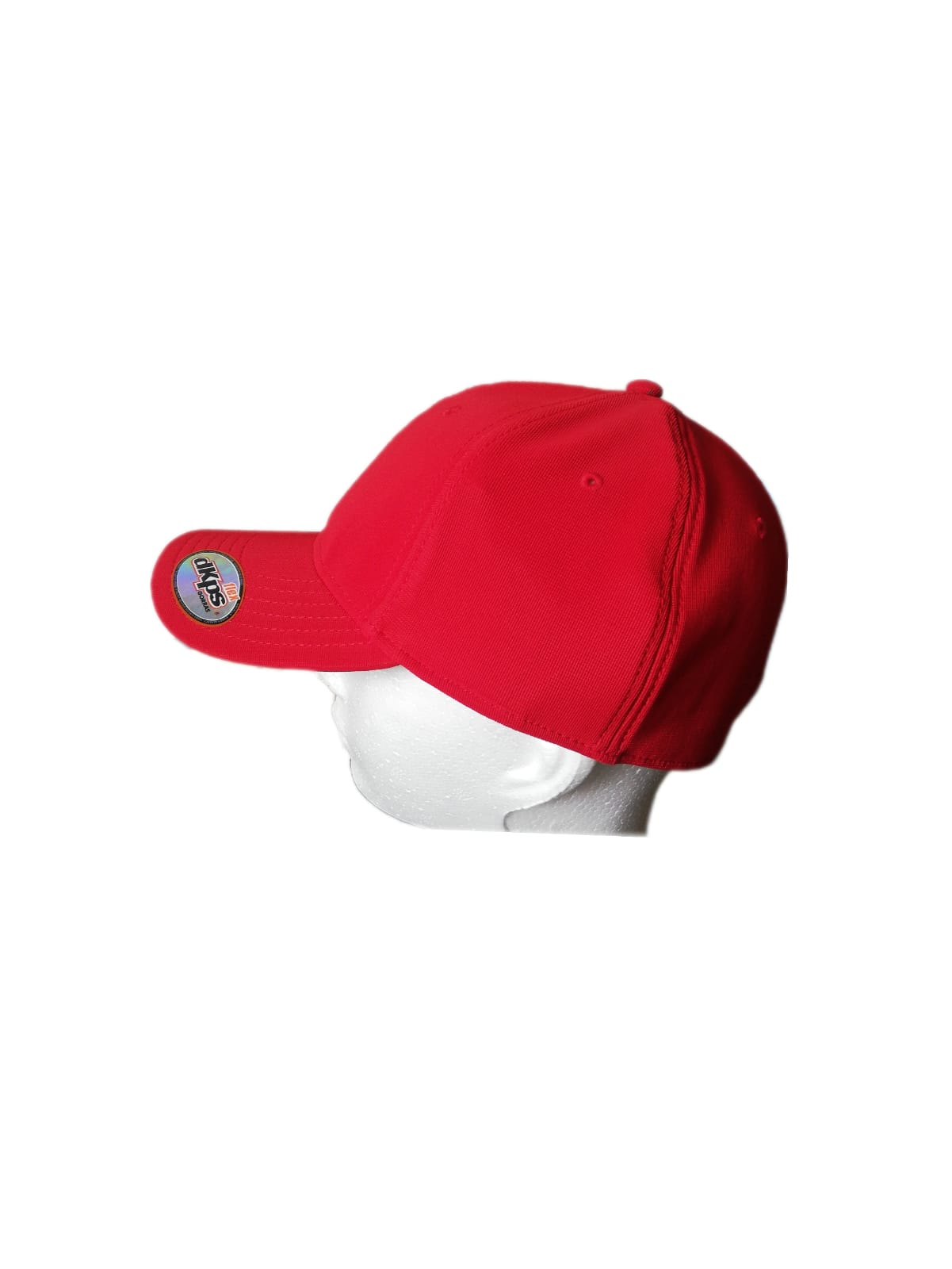 Gorra rojo beisbolera deportiva gimnasio dkps flex pol 94% spandex 6%. cerrada
