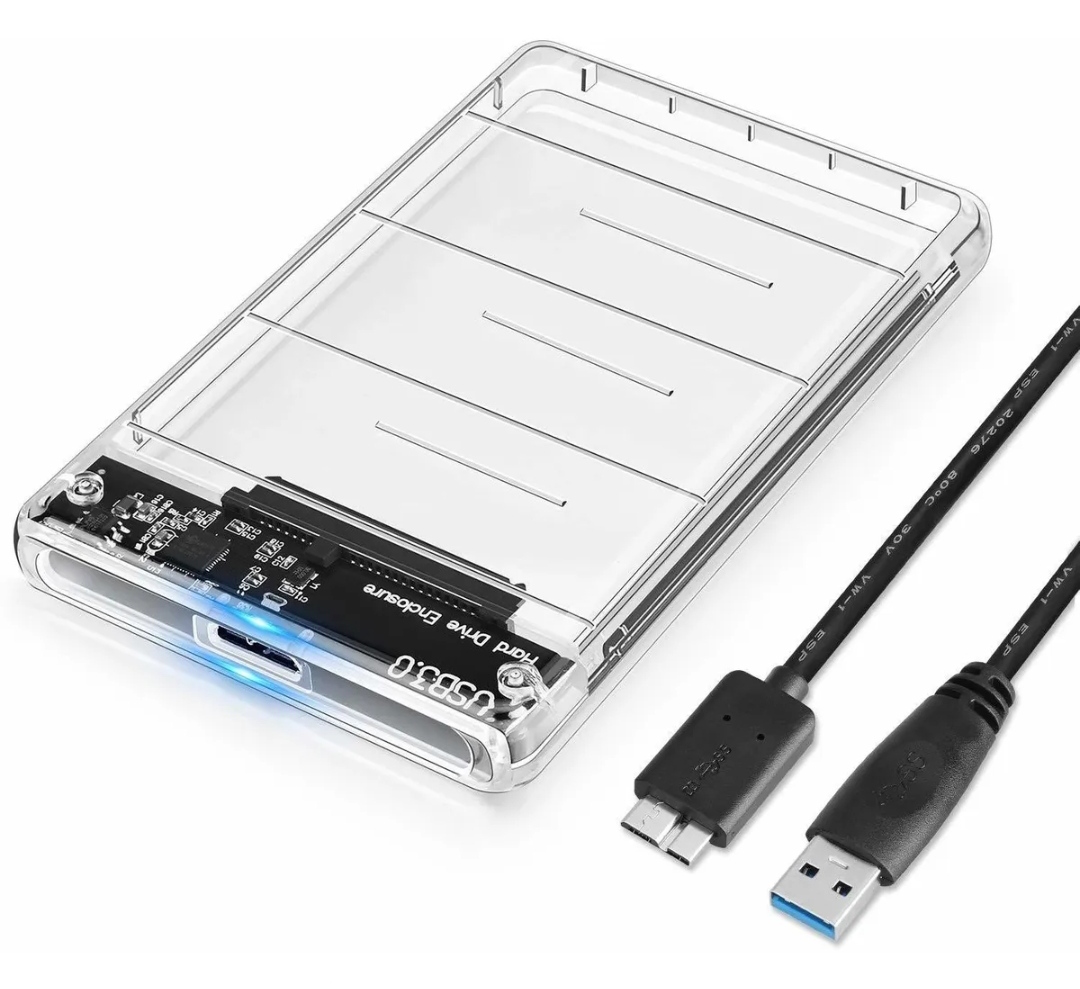 Carcasa para Disco Duro 2.5 Pulgadas Con Cable Usb 3.0