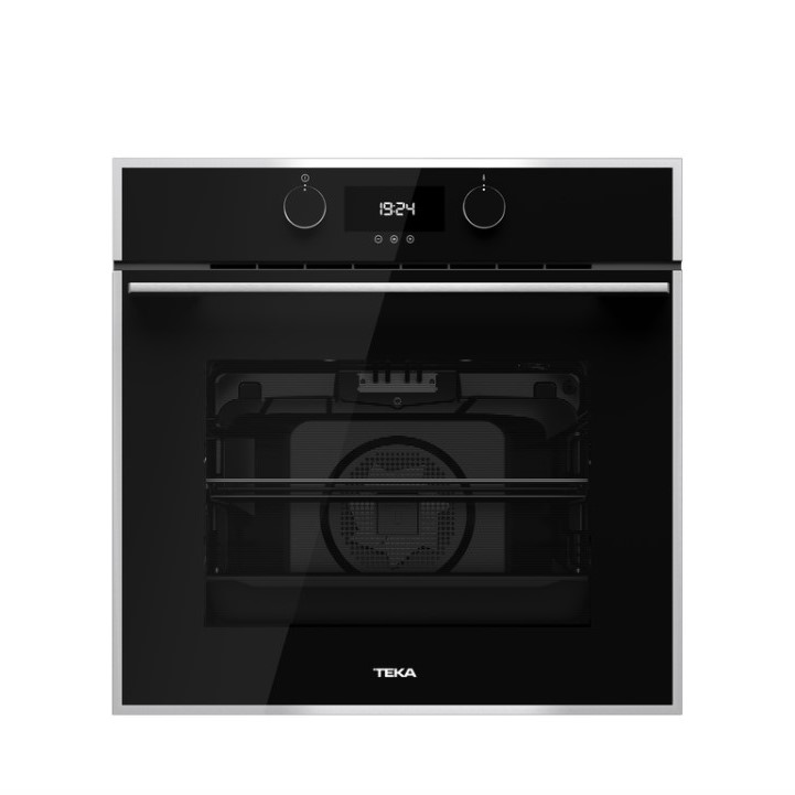 Horno Eléctrico Empotrable Teka HLB 840 60 cm Acero Inox Cristal Negro.