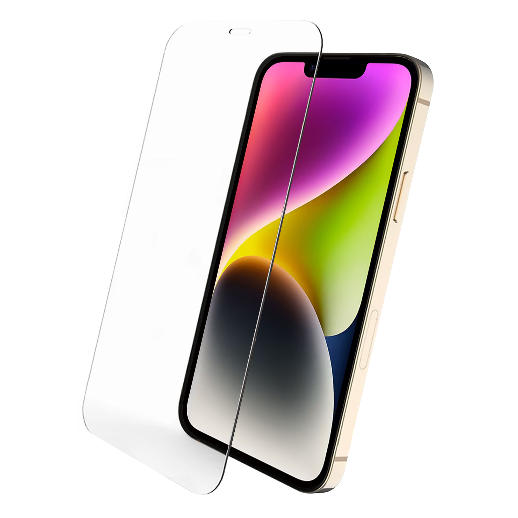 Mica de Vidrio Templado 9H Simple Glass Para iPhone 14