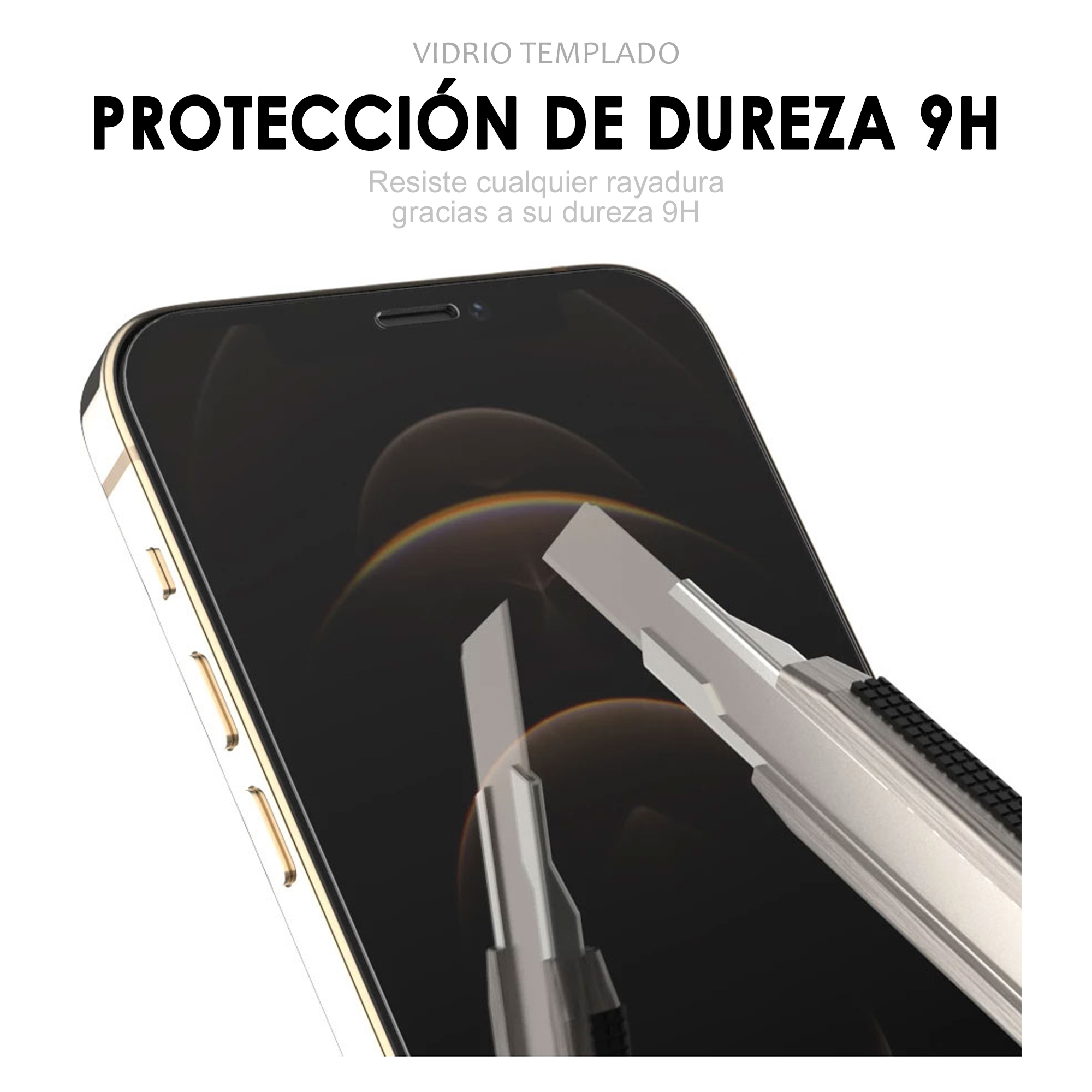 Mica de Vidrio Templado 9H Simple Glass Para iPhone 14
