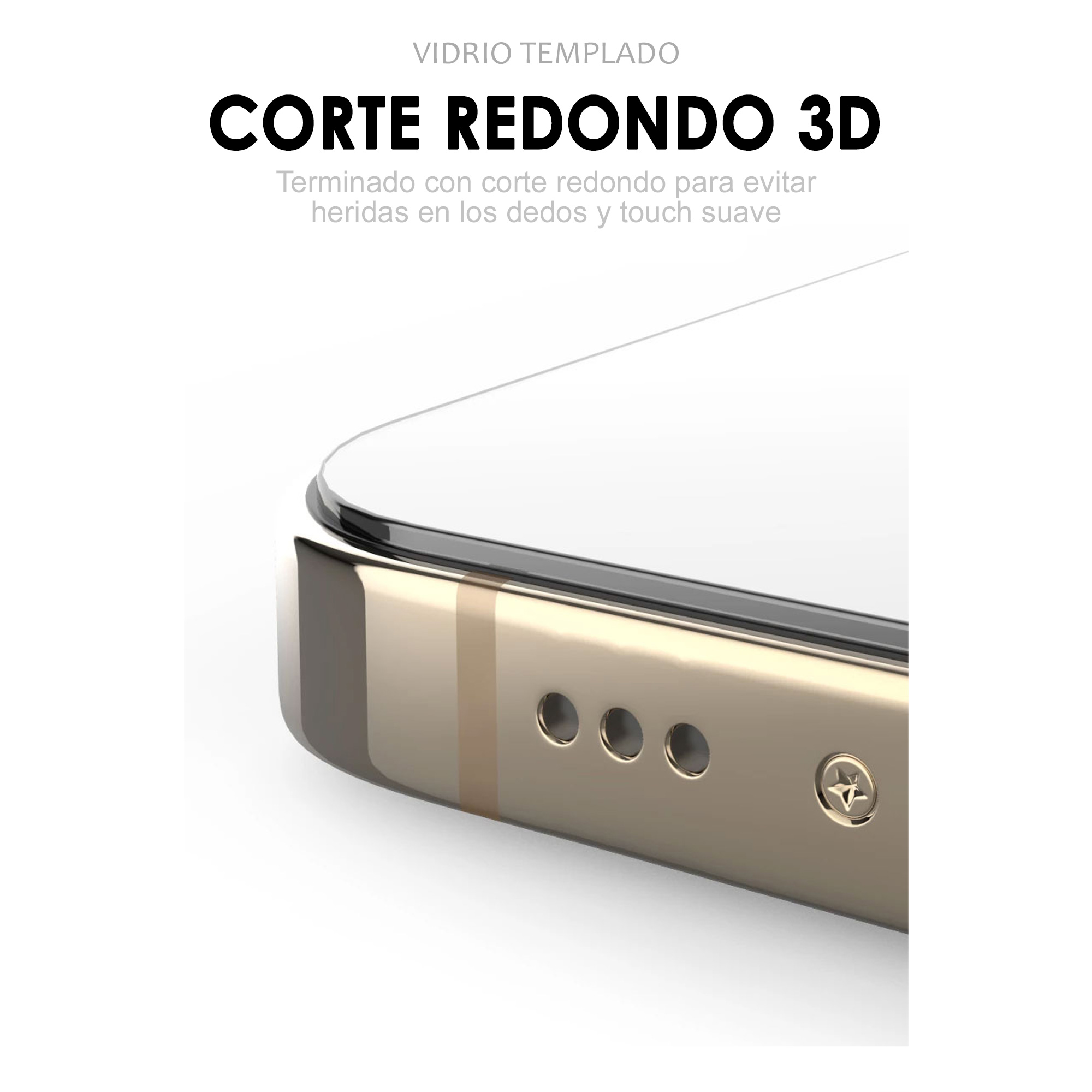 Mica de Vidrio Templado 9H Simple Glass Para iPhone 14