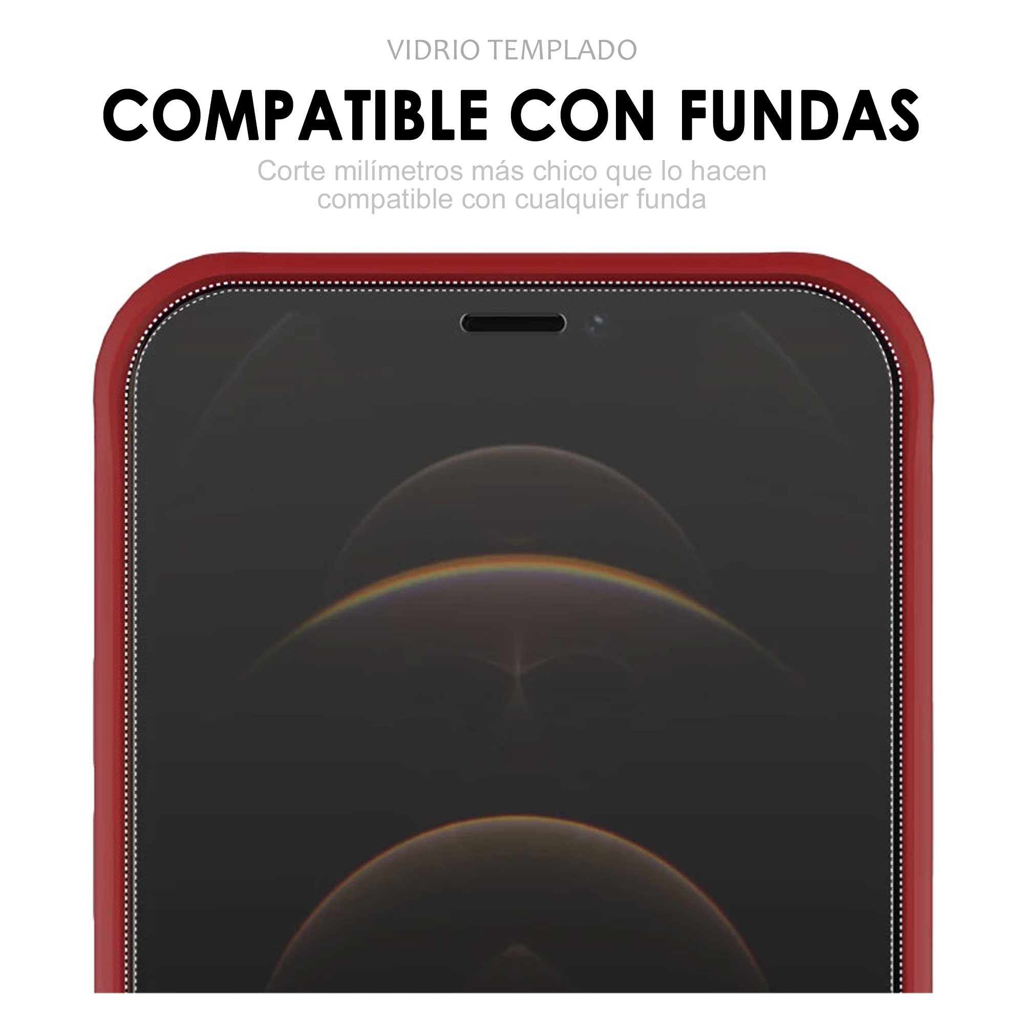 Mica de Vidrio Templado 9H Simple Glass Para iPhone 14