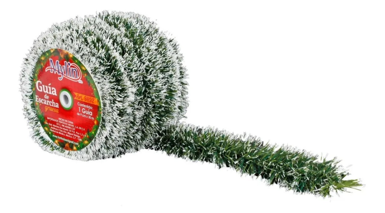 Adorno De Navidad Guia De Escarcha Decoraciones Nevado