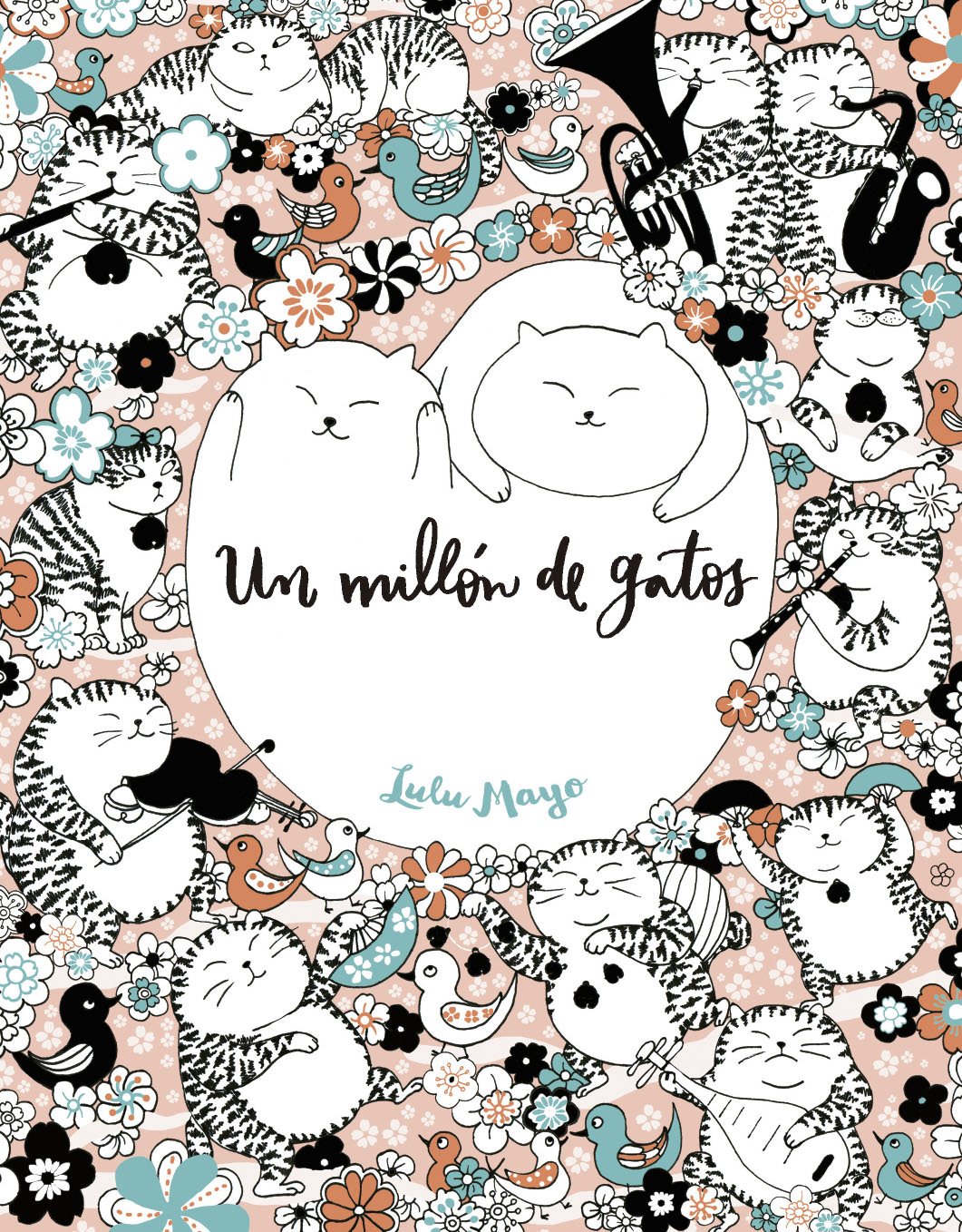 Libro Para Colorear Un Millón De Gatos Lulu Mayo