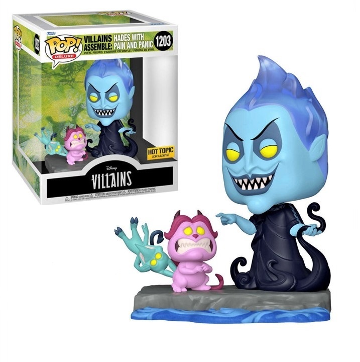 Funko Pop! Hades with Pain & Panic Disney Villains
