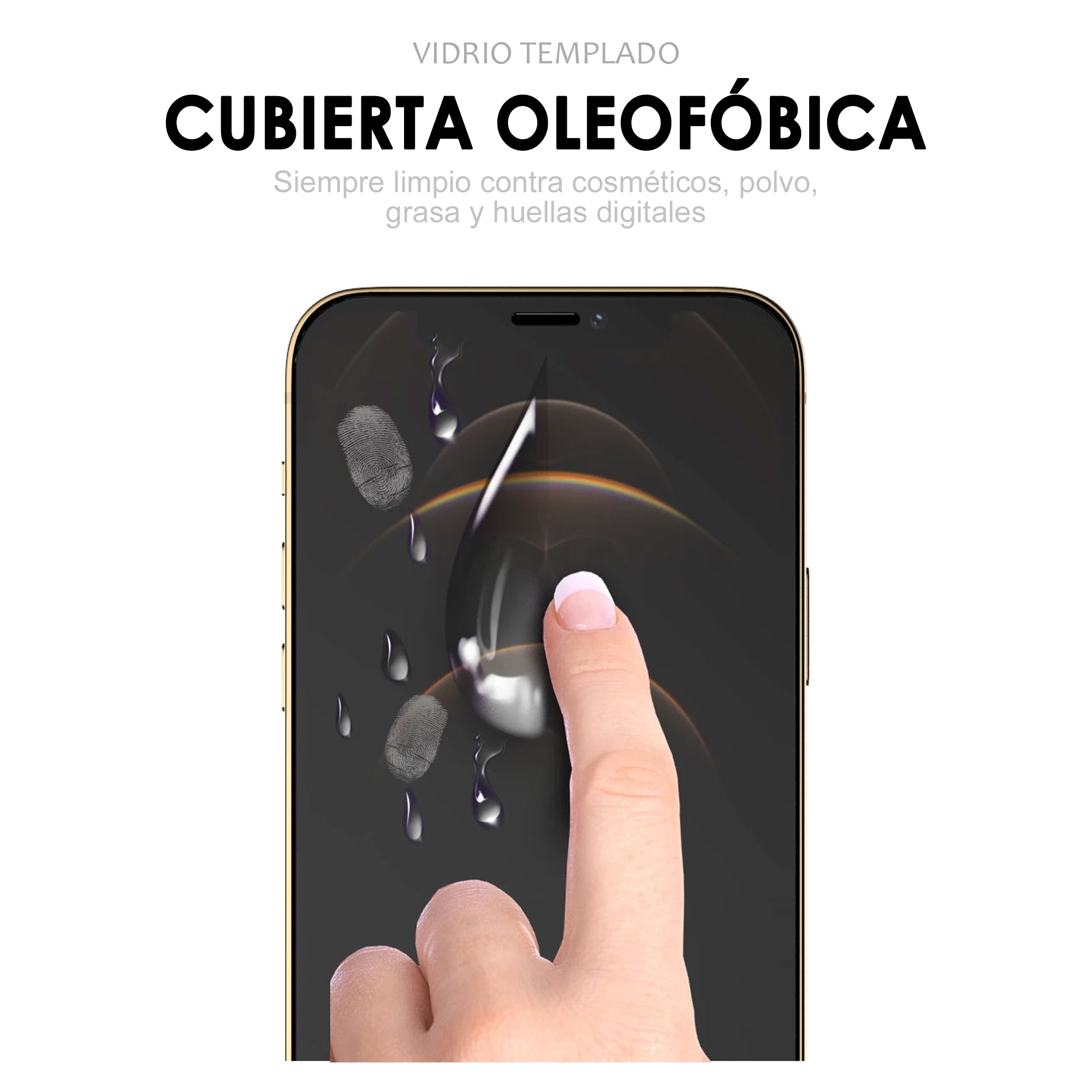 Mica de Vidrio Templado 9H Simple Glass Para iPhone 14 Pro Max