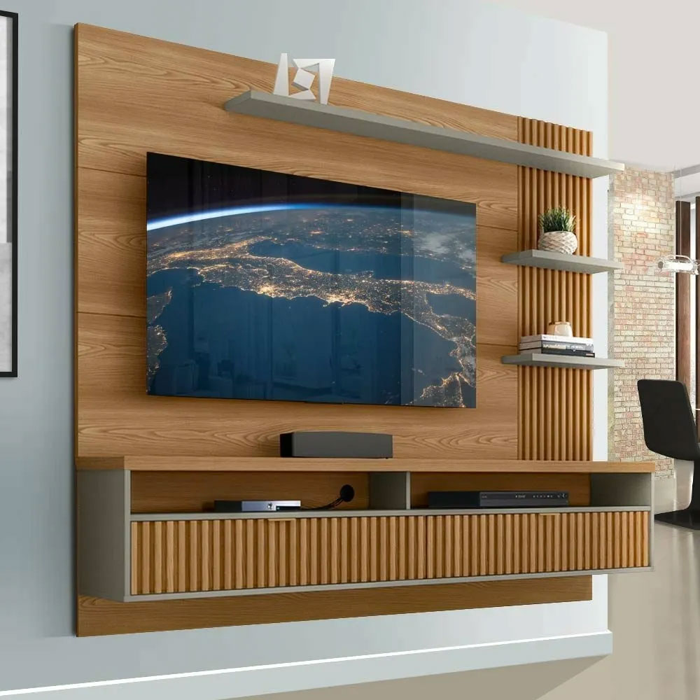 Panel para TV Bossa Araruna Color Almendra/Titanio 65".