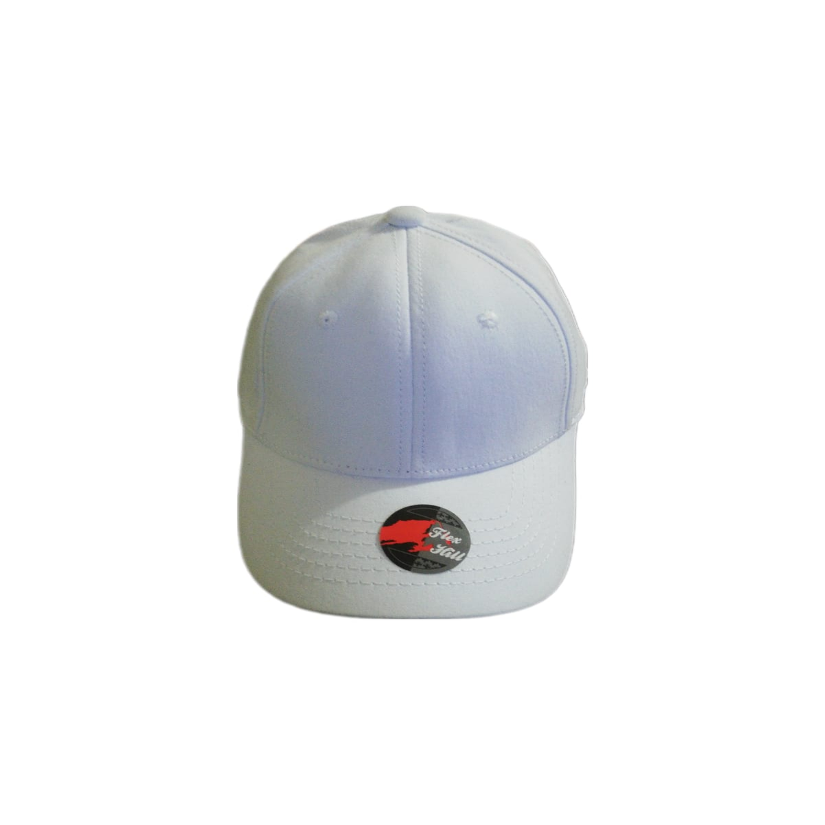 Gorra blanco deportiva vicera curva sportcaps clásica algodón flex  