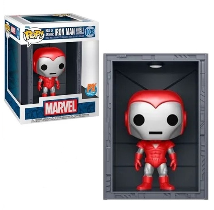 Funko Pop! Hall of Armor: Iron Man Model 8 Silver Centurion