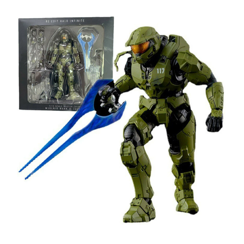Figura Juguete Muñeco Jefe Maestro Spartan 117 Halo