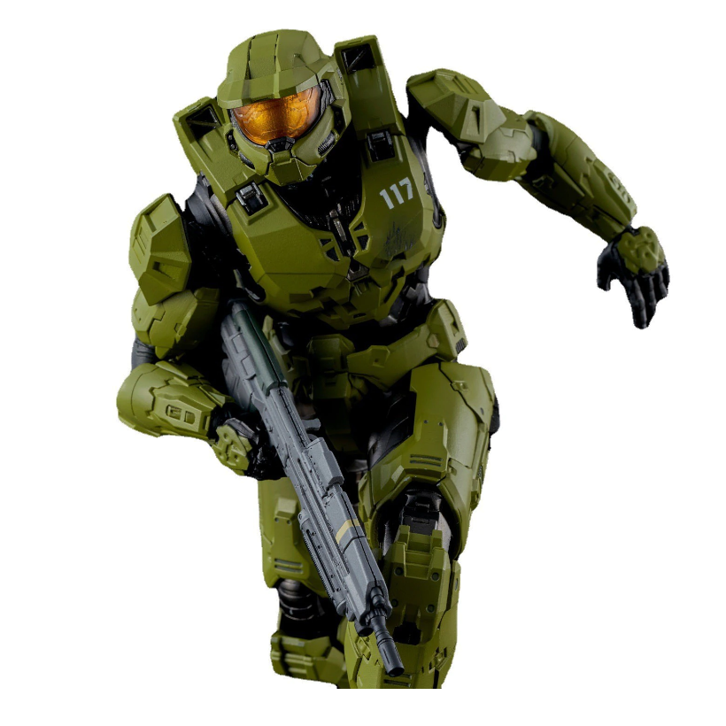 Figura Juguete Muñeco Jefe Maestro Spartan 117 Halo